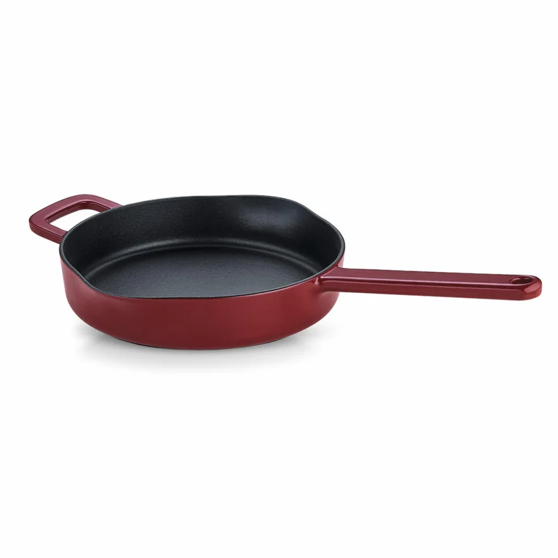Fissler Pfanne Moments Collection, Bratpfanne, Gusseisen, Burgunderrot, 26 cm, 064-310-26-100