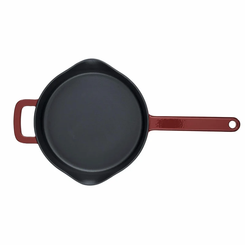 Fissler Pfanne Moments Collection, Bratpfanne, Gusseisen, Burgunderrot, 26 cm, 064-310-26-100