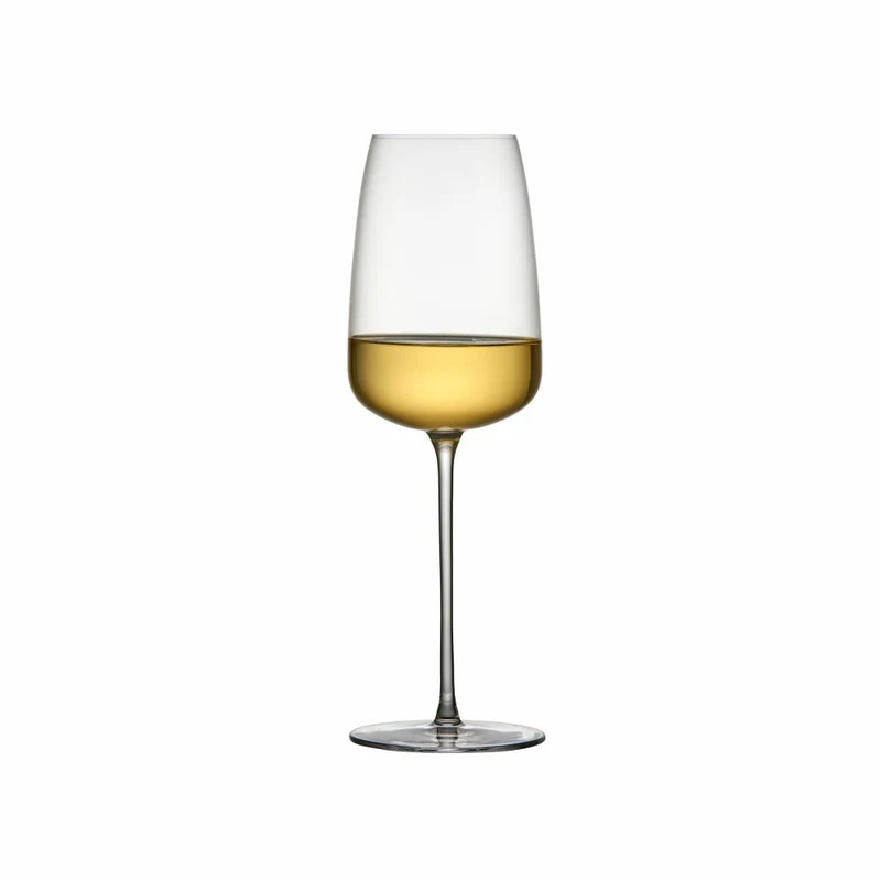 Lyngby Glas Weißweinglas Veneto 2er Set, Weingläser, Glas, Transparent, 480 ml, 31513