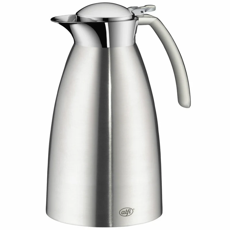 alfi Isolierkanne Gusto, TT Kanne, Edelstahl Kaffeekanne, matt doppelwandig 1L, 3527205100