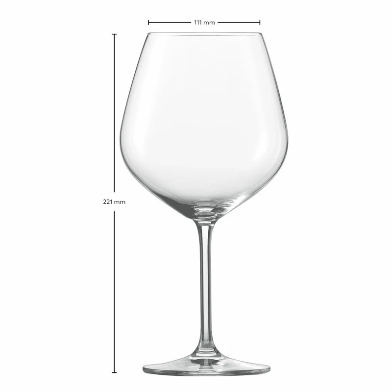 Schott Zwiesel Burgunderpokal Forte 4er Set, Kristallglas, Transparent, 732 ml, 123614