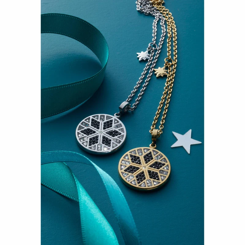 Leonardo Jewels Halskette 70 gold Biella X-Mas, Kette, Schmuckkette, Modeschmuck, Edelstahl IP gold, Zirkonia, 024365