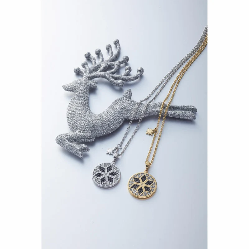 Leonardo Jewels Halskette 70 gold Biella X-Mas, Kette, Schmuckkette, Modeschmuck, Edelstahl IP gold, Zirkonia, 024365