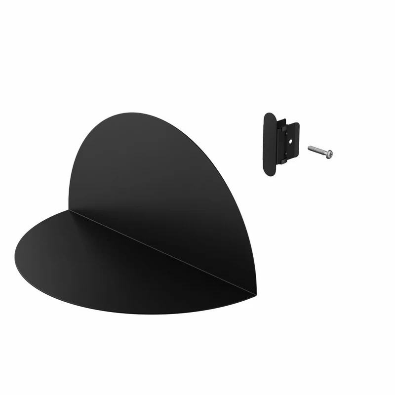 Umbra Wandregal Solis mit 4 Ablagen, Stahl, Schwarz, 204 cm, 1021262-040