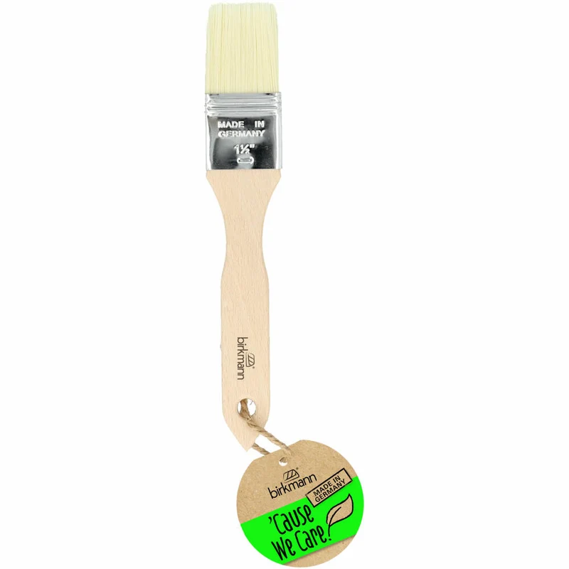 Birkmann Cause We Care Backpinsel, Küchenpinsel, Kochpinsel, Buchenholz, Breite 3.5 cm, 889415
