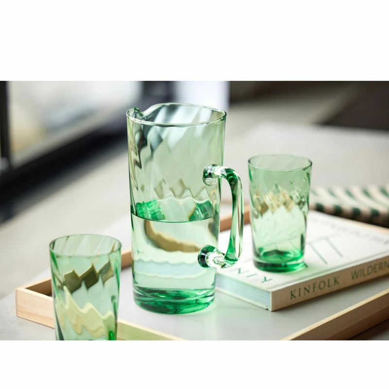 Lyngby Glas Kanne Vienna, Wasserkrug, Pitcher, Glas, Grün, 1.9 L, 31725