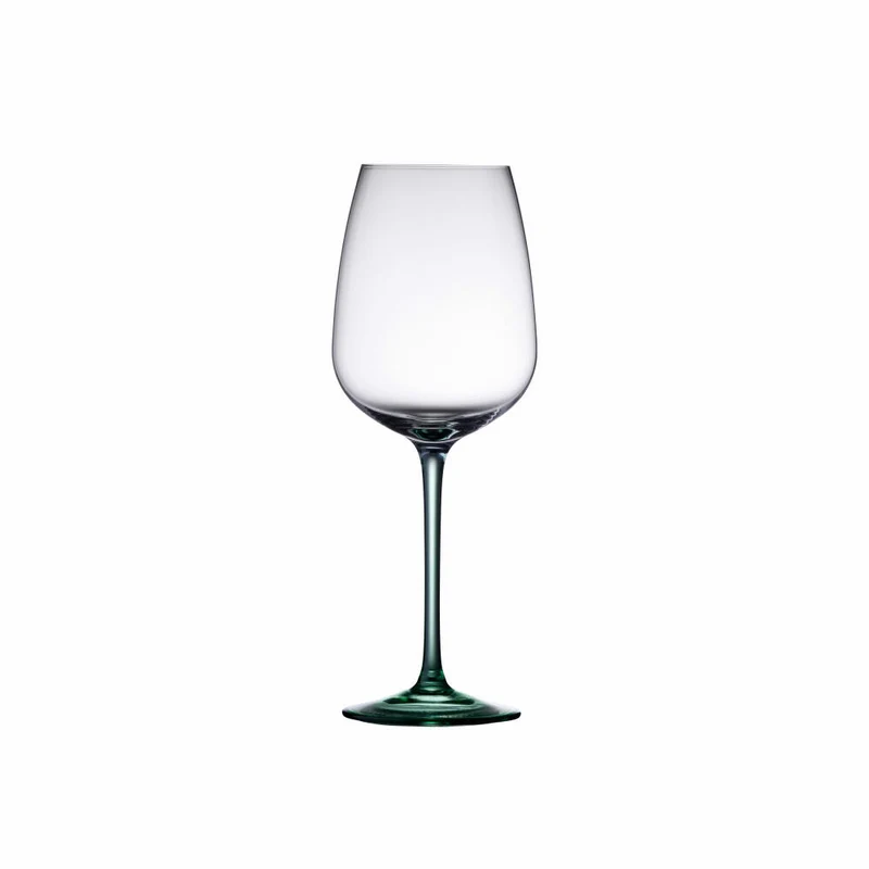 Lyngby Glas Weinglas Vienna 4er Set, Stielgläser, Glas, Grün, 530 ml, 31727