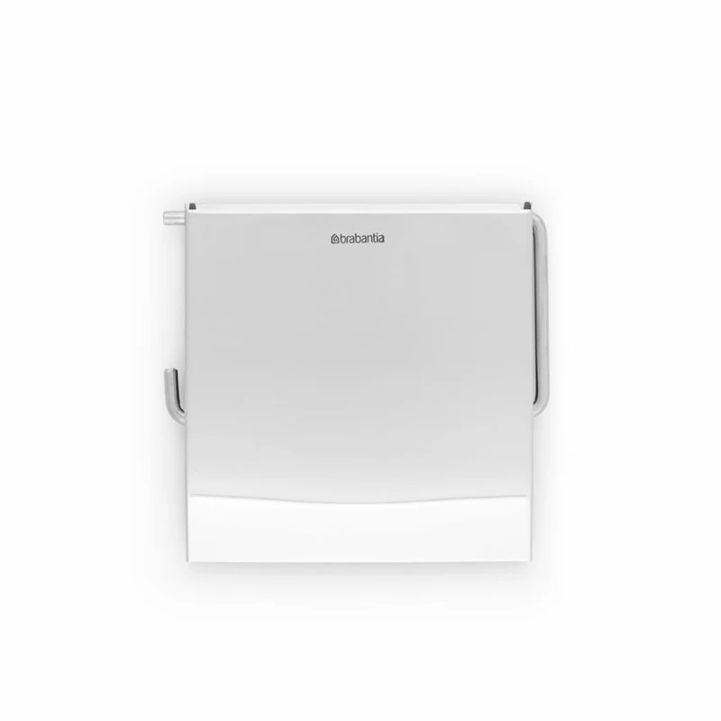 Brabantia Toilettenpapierhalter ReNew, Klopapierhalter, WC-Rollenhalter, Stahl, Brilliant Steel, 414589