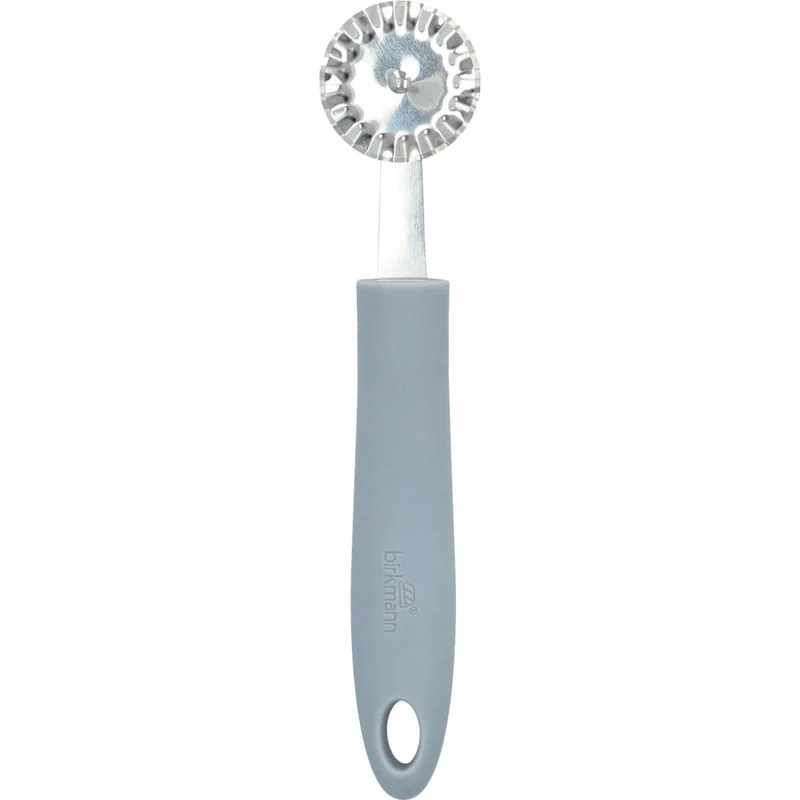 Birkmann Bakers Best Teigrädchen, Teigschneider, Teigrad, Teigtaschenrad, Edelstahl / Kunststoff, 20 cm, 424326