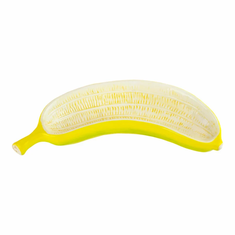 Donkey Products Banana Romance Bowl, Schale, Dekoschale, Dekoration, Dolomit, Gelb, 25 x 8 x 5.5 cm, 210745