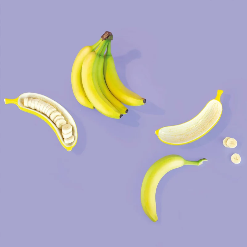 Donkey Products Banana Romance Bowl, Schale, Dekoschale, Dekoration, Dolomit, Gelb, 25 x 8 x 5.5 cm, 210745