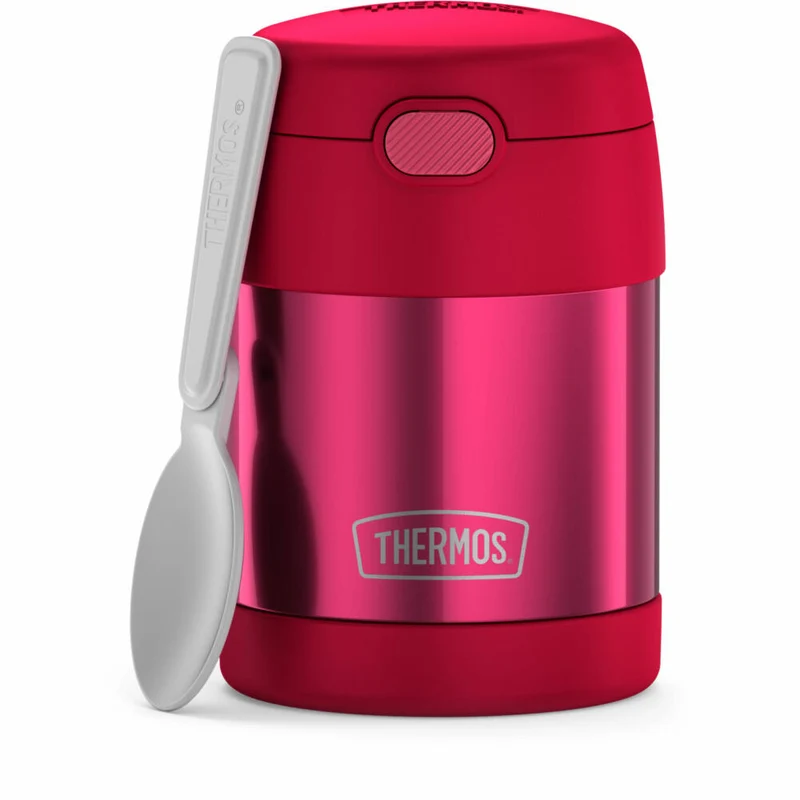 THERMOS Isolier-Speisegefäß kids FUNTAINER FOOD JAR, Speisebehälter, Thermobehälter, Edelstahl, Pink, 300 ml, 4110372030