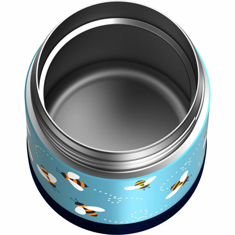 THERMOS Isolier-Speisegefäß kids FUNTAINER FOOD JAR, Speisebehälter, Thermobehälter, Edelstahl, Bees, 300 ml, 4110404030