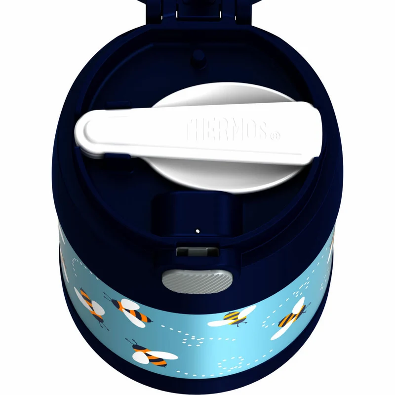 THERMOS Isolier-Speisegefäß kids FUNTAINER FOOD JAR, Speisebehälter, Thermobehälter, Edelstahl, Bees, 300 ml, 4110404030