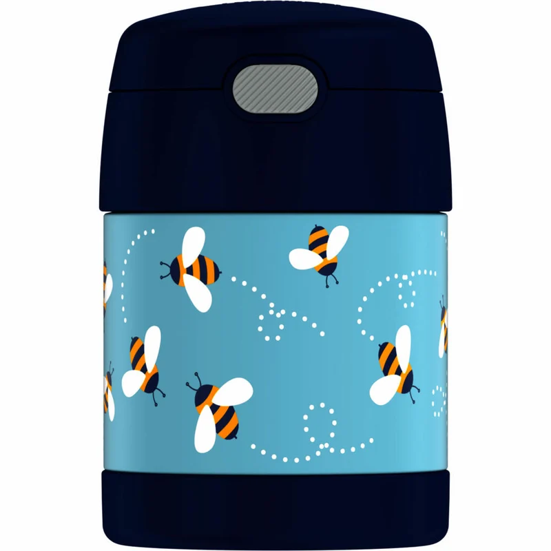 THERMOS Isolier-Speisegefäß kids FUNTAINER FOOD JAR, Speisebehälter, Thermobehälter, Edelstahl, Bees, 300 ml, 4110404030