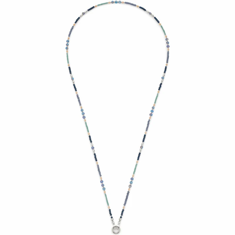 Leonardo Jewels Halskette 80 Natalina Clip&Mix, Kette, Schmuckkette, Modeschmuck, Edelstahl, Glasperlen, 024368