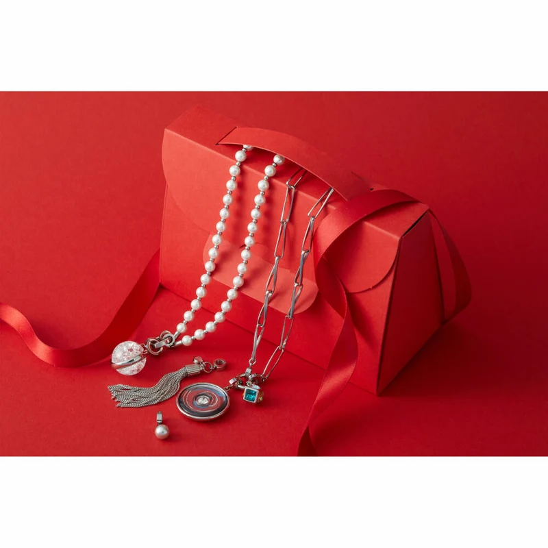 Leonardo Jewels Anhänger Dorma Clip&Mix, Schmuckanhänger, Kettenanhänger, Edelstahl, Glasperlen, 024370