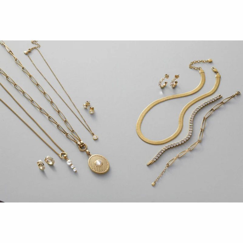 Leonardo Jewels Anhänger gold Fidelia Clip&Mix, Schmuckanhänger, Kettenanhänger, Edelstahl IP gold, Glasperle, 024403