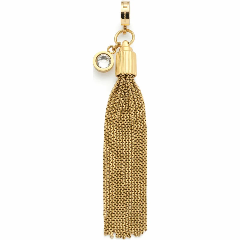 Leonardo Jewels Anhänger gold Pietra Clip&Mix, Schmuckanhänger, Kettenanhänger, Edelstahl IP gold, Zirkonia, 024405