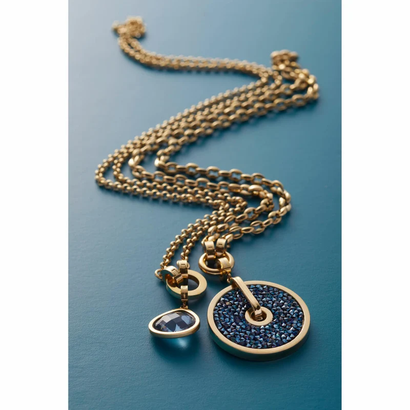 Leonardo Jewels Anhänger gold Juvinga Clip&Mix, Schmuckanhänger, Kettenanhänger, Edelstahl IP gold, Glasstein, 024425