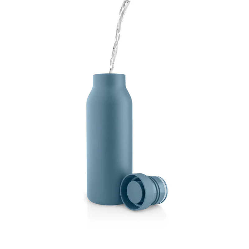 Eva Solo Isolierflasche Urban, Thermoflasche, EdelstahlKunststoff, Dusty Blue, 0.5 L, 575012