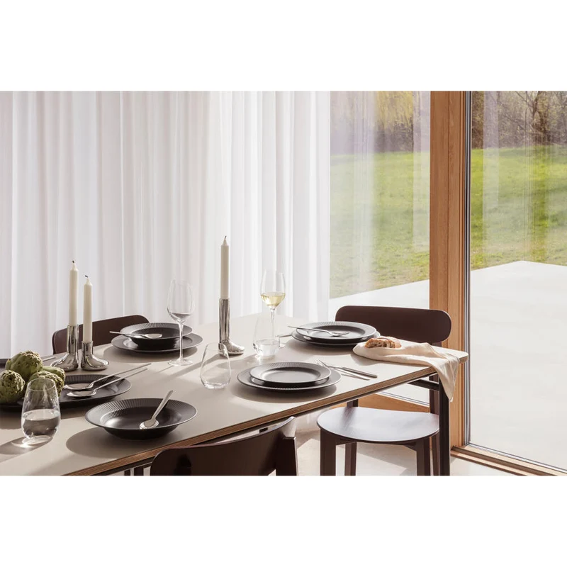 Eva Solo Kerzenhalter Mellow, Kerzenleuchter, Edelstahl, Polished Steel, 17 cm, 567302