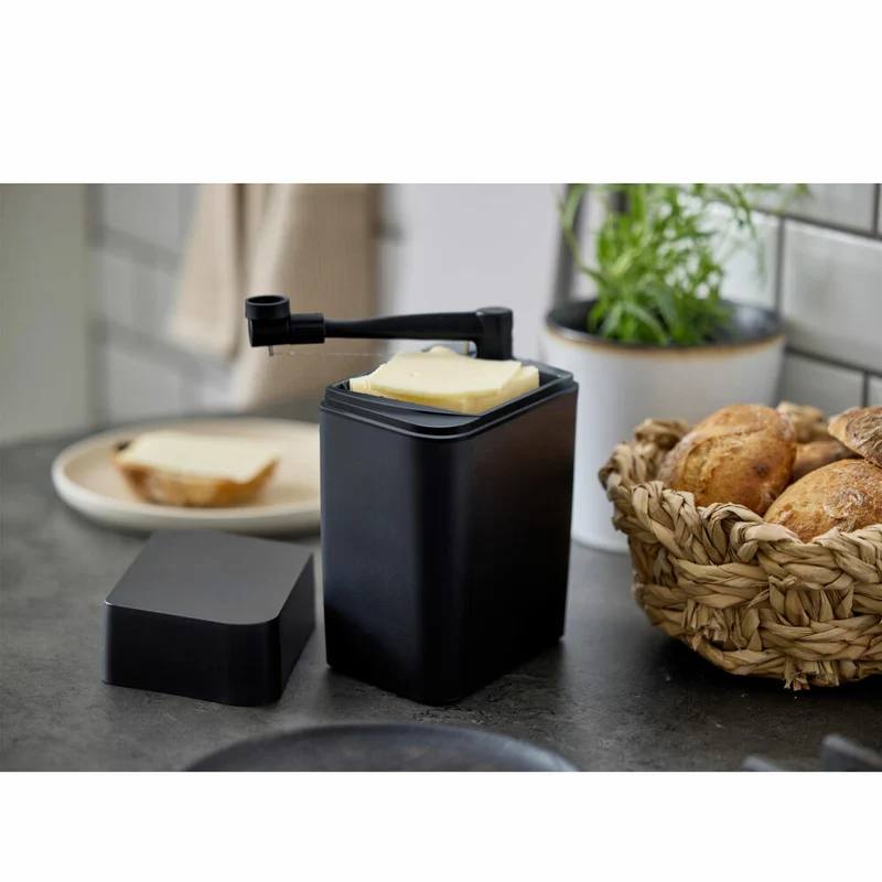 Rosti Käsebox Classic Black, Käseschneider, Kunststoff, Schwarz, 34006