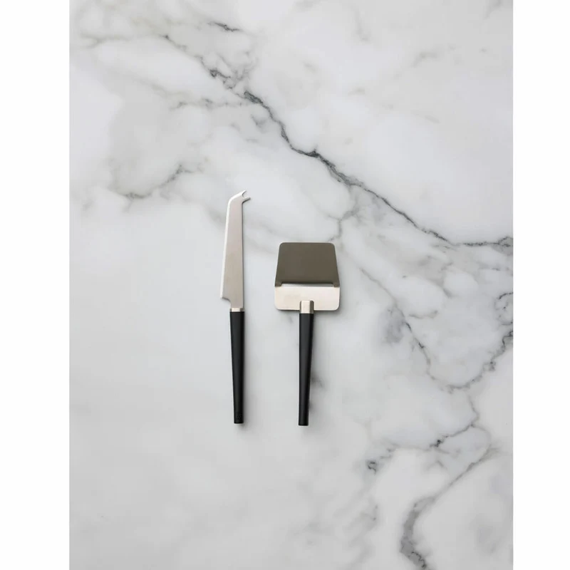 Rosti Käse-Set Emma Black 2-tlg., Käsemesser, Käsemesser, PP-Kunststoff, Schwarz, 34062