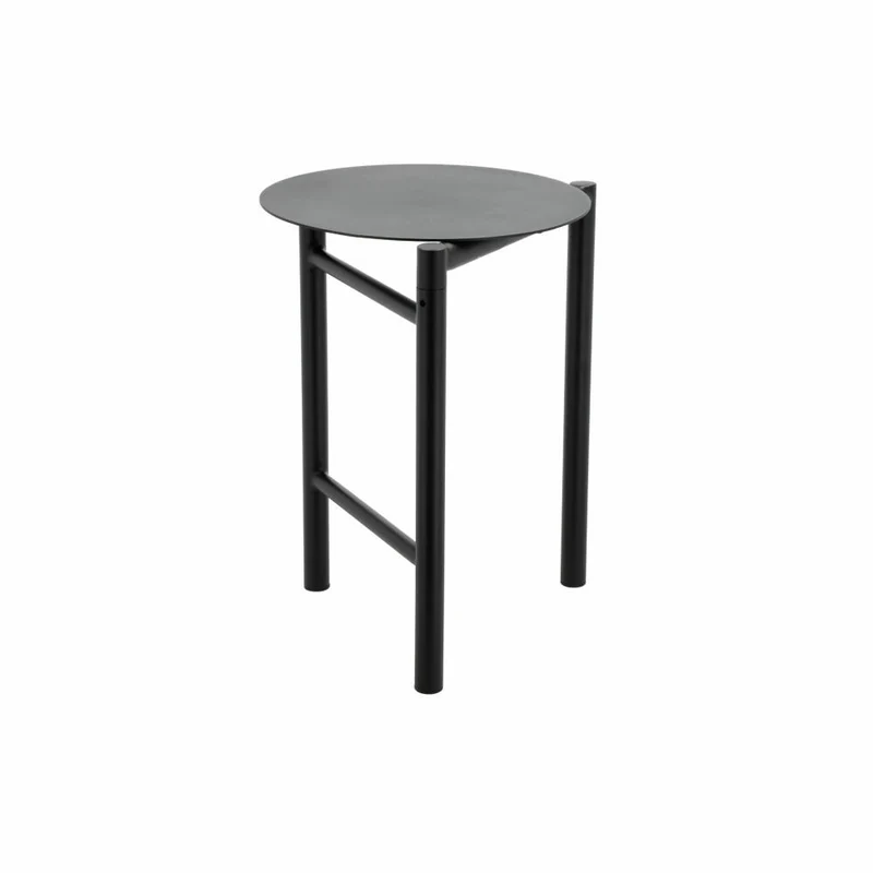 Zone Denmark Schemel Disc Black, Sitzhocker, Hocker, Stahl, Schwarz, 45 cm, 32237