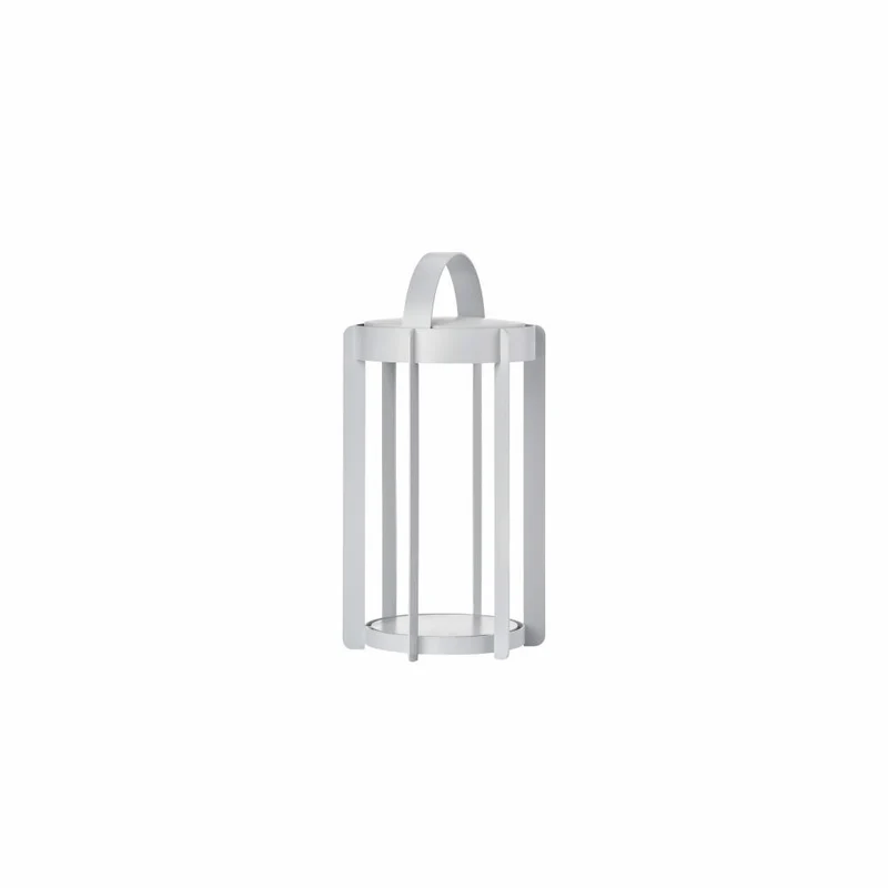 Zone Denmark LED-Laterne Firefly Soft Grey, Leuchte, Aluminium, Grau, 30 cm, 32314