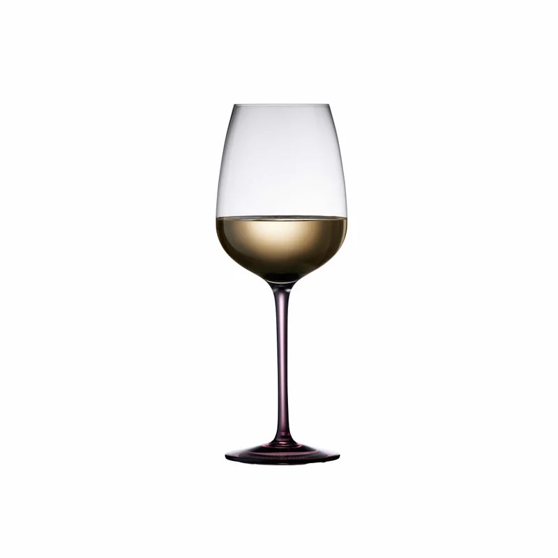 Lyngby Glas Weinglas Vienna Purple 4er Set, Stielgläser, Glas, Lila, 530 ml, 31729