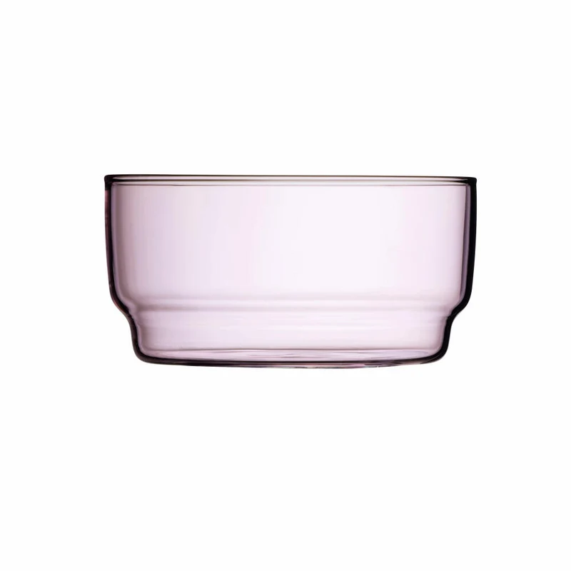 Lyngby Glas Schale Torino 2er Set, Schüsseln, Bowls, Glas, Pink, 12 cm, 32369