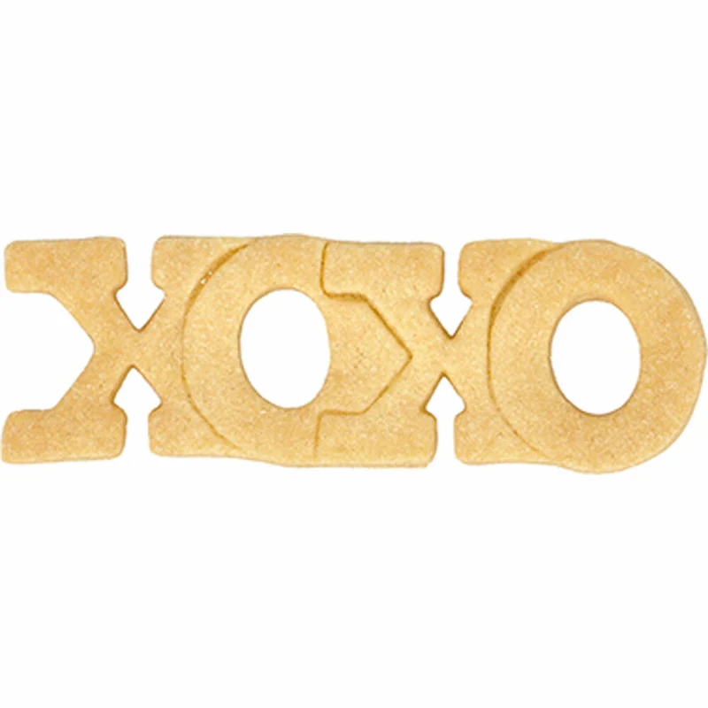 Birkmann Ausstechform Schriftzug Xoxo, Ausstecher, Plätzchenform, Keks, Plätzchen, Edelstahl, 10 cm, 198845