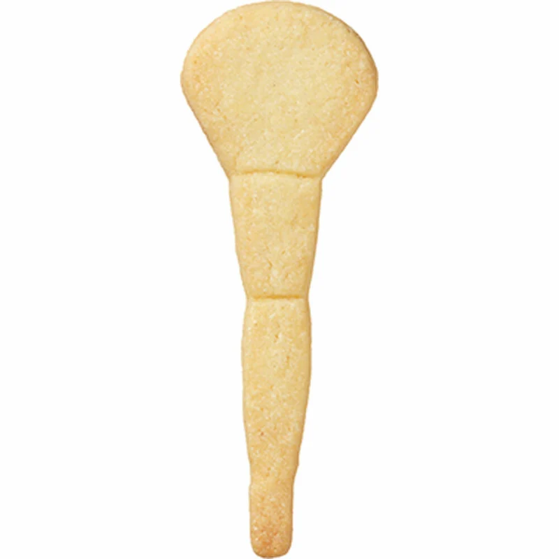 Birkmann Ausstechform Schminkpinsel, Ausstecher, Plätzchenform, Keks, Plätzchen, Edelstahl, 9.5 cm, 195844