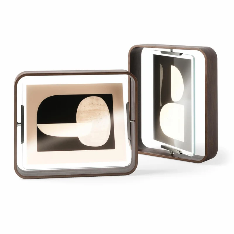 Umbra Tischbilderrahmen Bellwood, Fotorahmen, Holz, Glas, Walnuss Antik, für 10x15 cm, 1022486-746