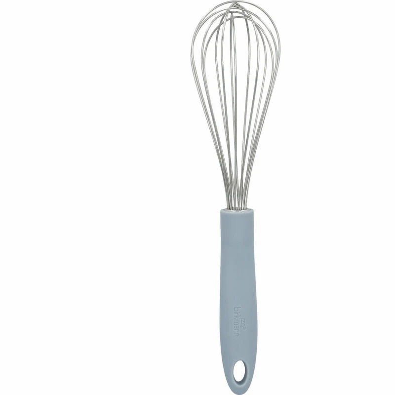 Birkmann Bakers Best Schneebesen, Rührbesen, Schlagbesen, Edelstahl / Kunststoff, Grau, 27 cm, 424401