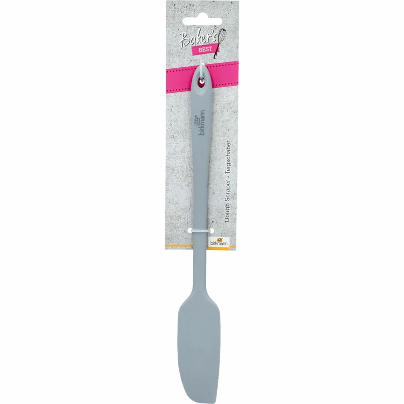 Birkmann Bakers Best Teigschaber, Küchenschaber, Teigspatel, Silikon / Kunststoff, 28 cm, 424418