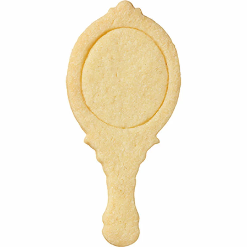 Birkmann Ausstechform Spiegel, Ausstecher, Plätzchenform, Keks, Plätzchen, Edelstahl, 10 cm, 195882