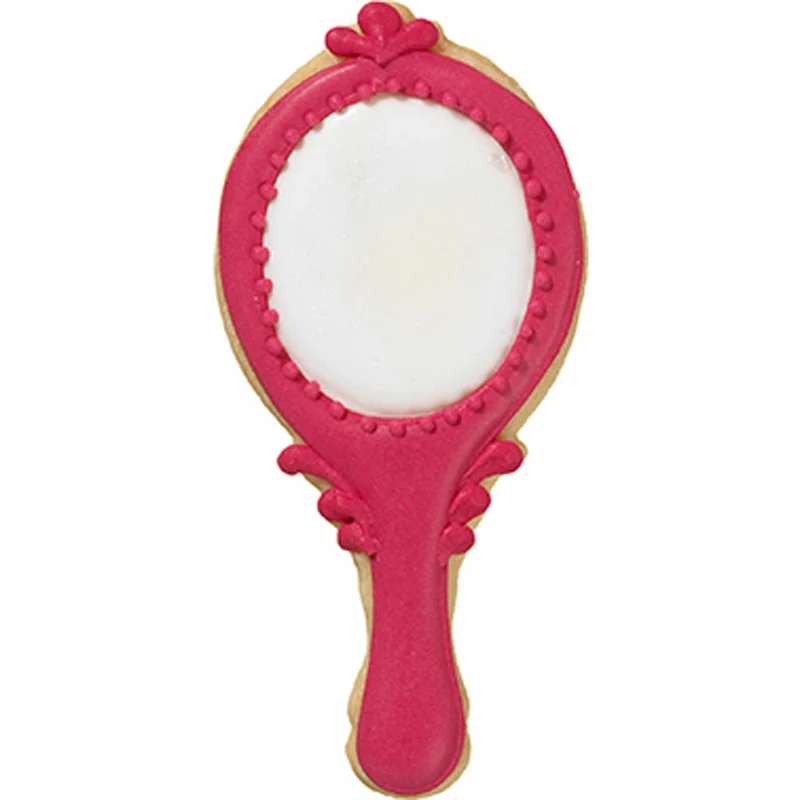 Birkmann Ausstechform Spiegel, Ausstecher, Plätzchenform, Keks, Plätzchen, Edelstahl, 10 cm, 195882