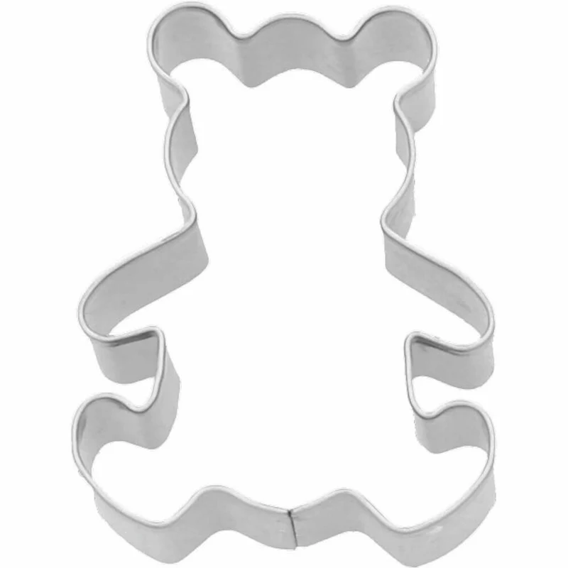 Birkmann Ausstechform Teddybär Klein, Ausstecher, Plätzchenform, Keks, Plätzchen, Edelstahl, 5 cm, 189904