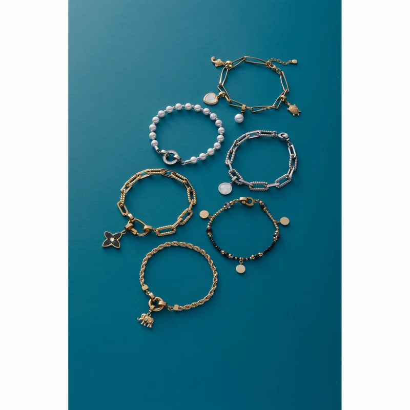 Leonardo Jewels Armband gold Consenza, Schmuckarmband, Armkette, Modeschmuck, Edelstahl IP gold , 024445