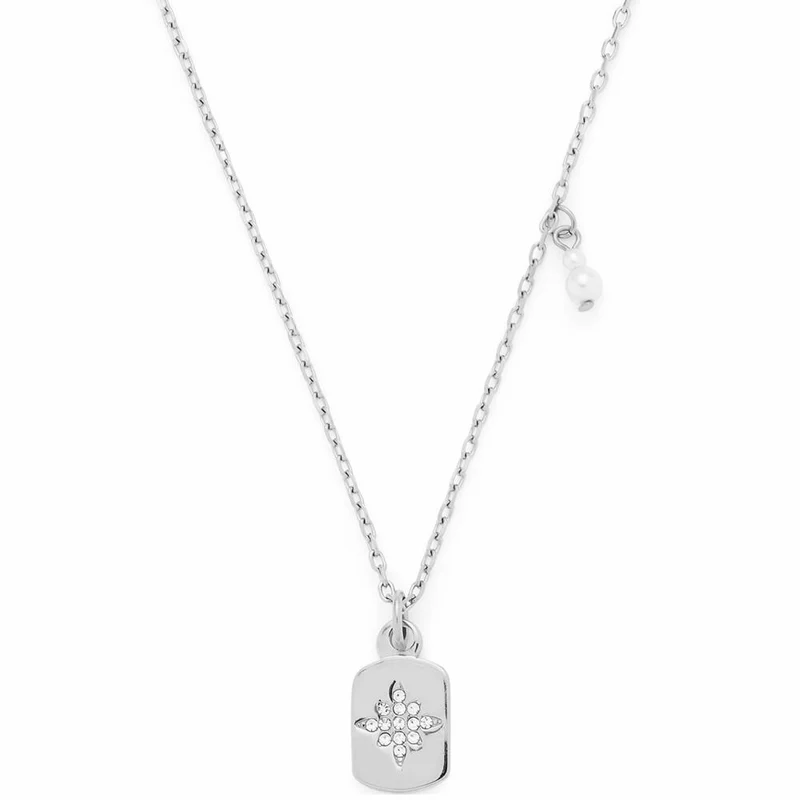 Leonardo Jewels Halskette 42 Amarila CIAO, Kette, Schmuckkette, Modeschmuck, Edelstahl, Glassteine, Zirkonia, 024450