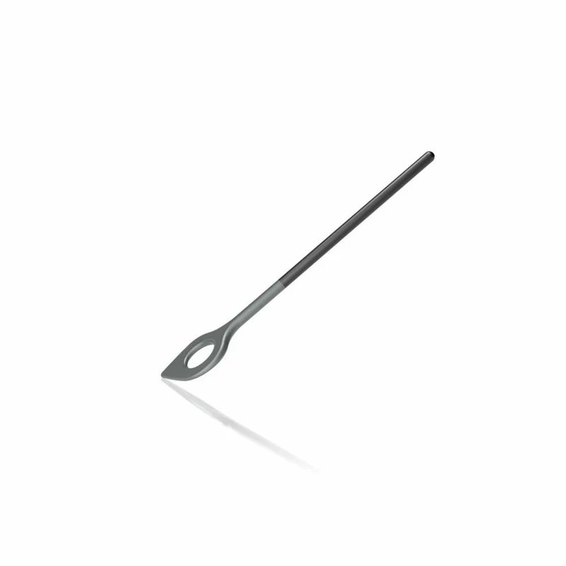 Rosti Kochlöffel mit Loch New Optima, Küchenhelfer, Nylon, Schwarz, 31 cm, 32152