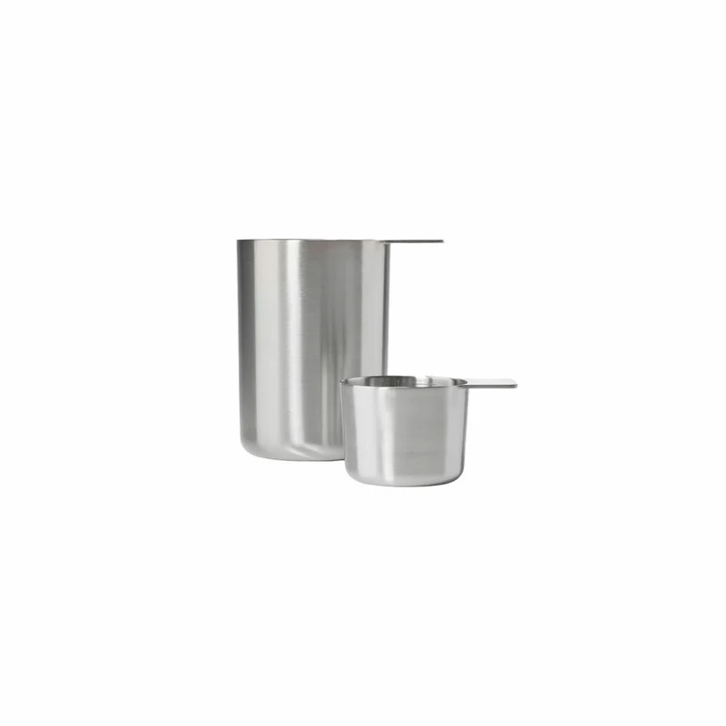 Zone Denmark Messbecher-Set 2-tlg., Edelstahl, Silberfarben, 100 + 500 ml, 32875