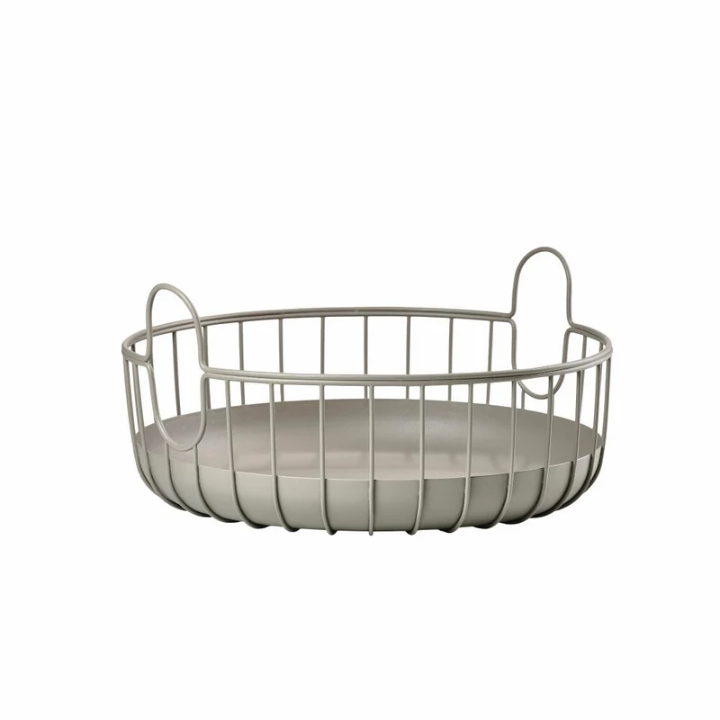 Zone Denmark Korb Inu Taupe, Aufbewahrungskorb, Stahl, Braun, 38 x 18 cm, 28685