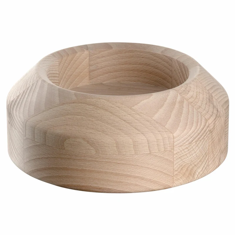 Leonardo Schale Legno, auf Holzsockel, Dekoschale, Obstschale, Schüssel, Holz / Glas, Ø 26.5 cm, 084752