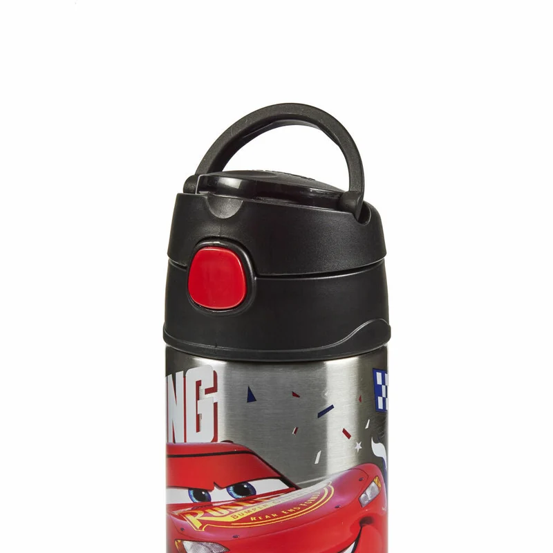 THERMOS Isolier-Trinkflasche kids FUNTAINER STRAW BOTTLE DISNEY Cars, Thermosflasche, Flasche, Edelstahl, 350 ml, 4113416035