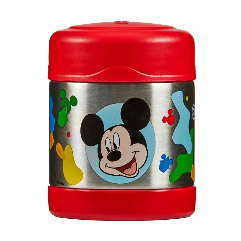 THERMOS Isolier-Speisegefäß kids FUNTAINER FOOD JAR DISNEY Mickey, Speisebehälter, Thermobehälter, Edelstahl, 300 ml, 4114411030