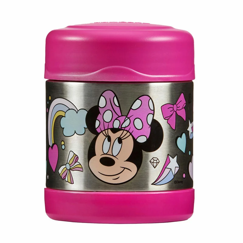 THERMOS Isolier-Speisegefäß kids FUNTAINER FOOD JAR DISNEY Minnie, Speisebehälter, Thermobehälter, Edelstahl, 300 ml, 4114412030