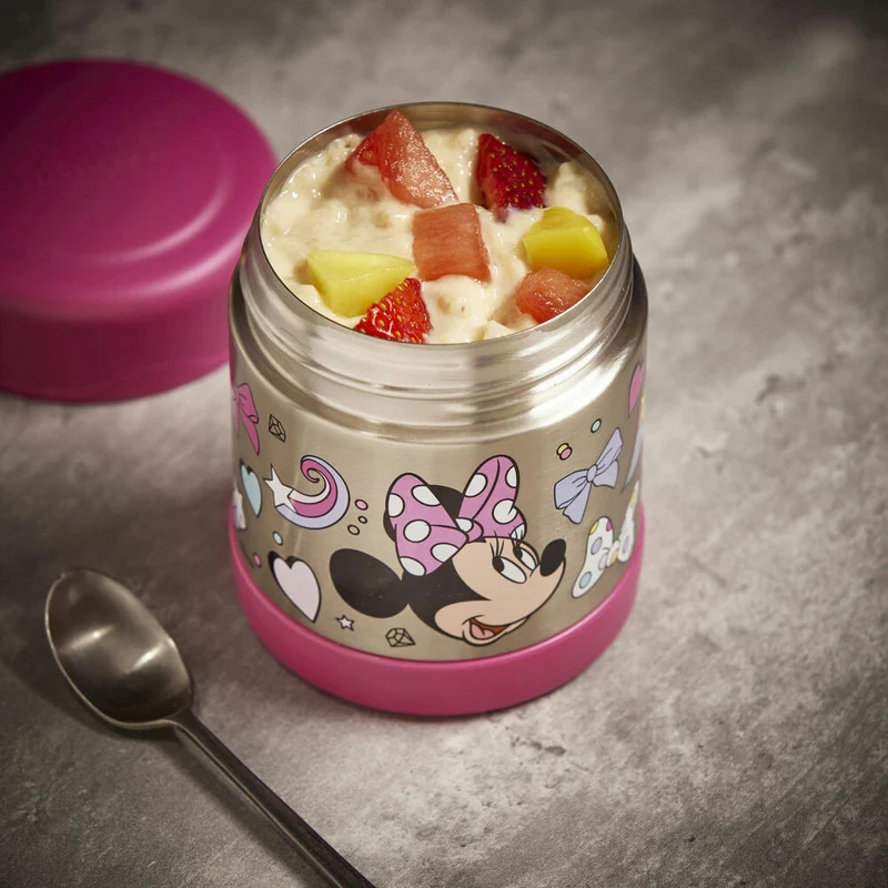 THERMOS Isolier-Speisegefäß kids FUNTAINER FOOD JAR DISNEY Minnie, Speisebehälter, Thermobehälter, Edelstahl, 300 ml, 4114412030